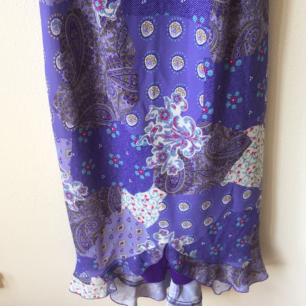 PURPLE PRINT DRESS - Picture 3 of 3